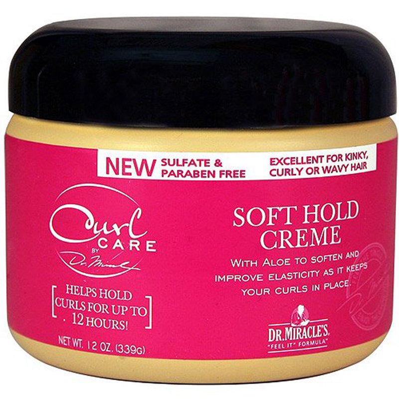 Dr. Miracle Curl Care Soft Holding Creme 12 Oz.