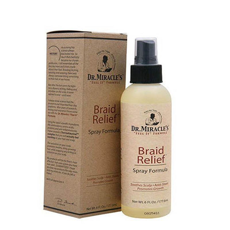 Dr. Miracle Braid Relief Spray Reg. 4 Oz.