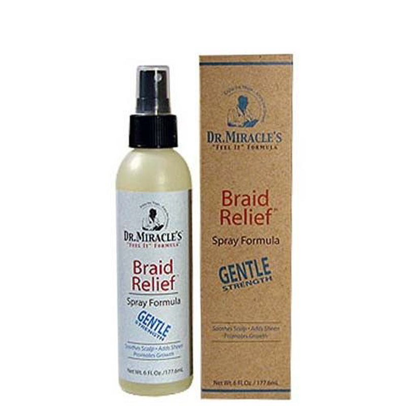 Dr. Miracle Braid Relief Spray Gentle 4 Oz.