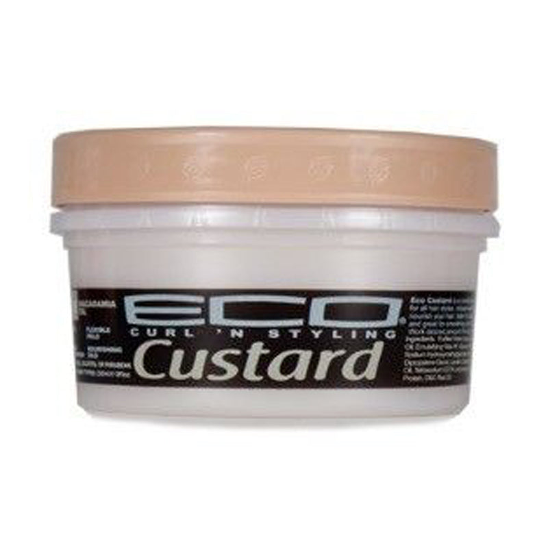 Eco Cond. & Styling Custard Coconut Oil 8 Oz.