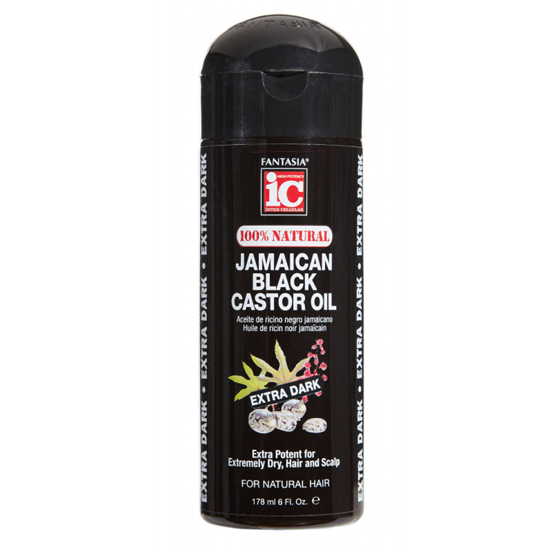 Fantasia IC Hair Polisher Jam. Black Castor Dark 6oz.