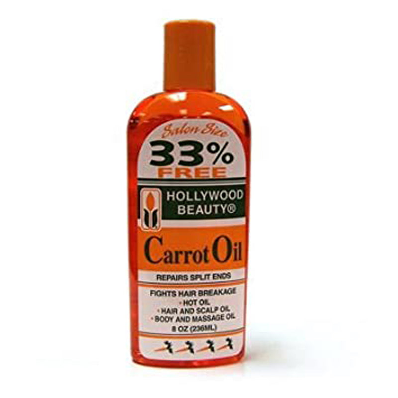 Hollywood Beauty Carrot Oil 8 Oz./ Free soap