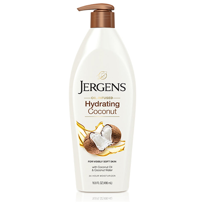 Jergens Hydrating Coconut Lotion 16oz + 25% Free 21oz