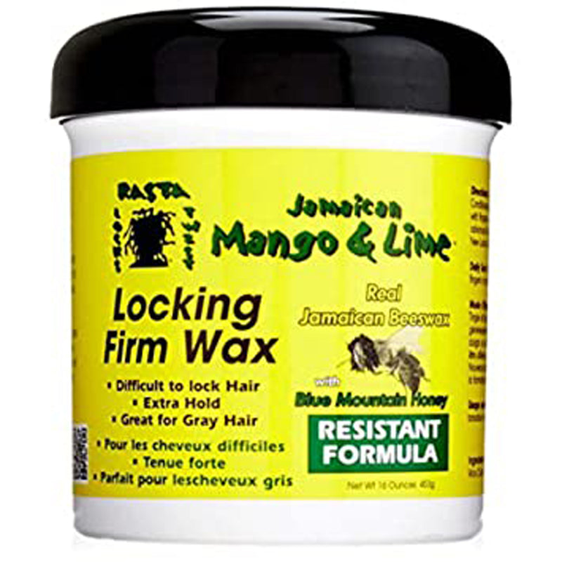 Jamaican Mango & Lime Locking Firm Wax 16 Oz.