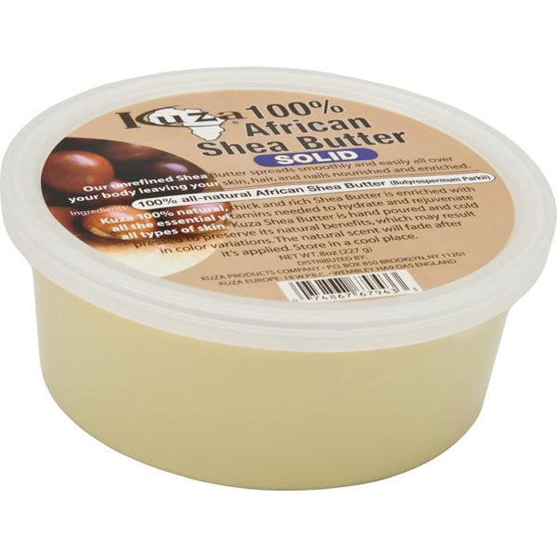 Kuza African Shea Butter Solide 8 Oz.