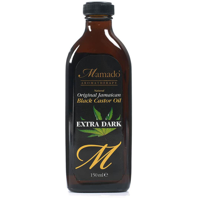 Mamado 100% Jam. Blk. Castor Oil Extra Dark 150 ML