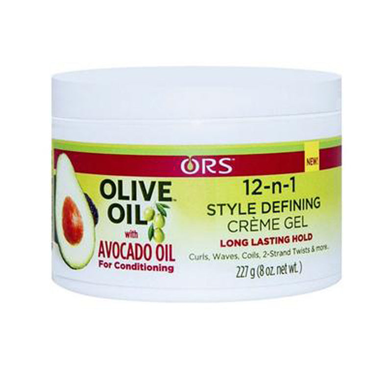 ORS Olive Oil 12-1 Style Def. Creme Gel/ Adv. Oil 8 Oz.