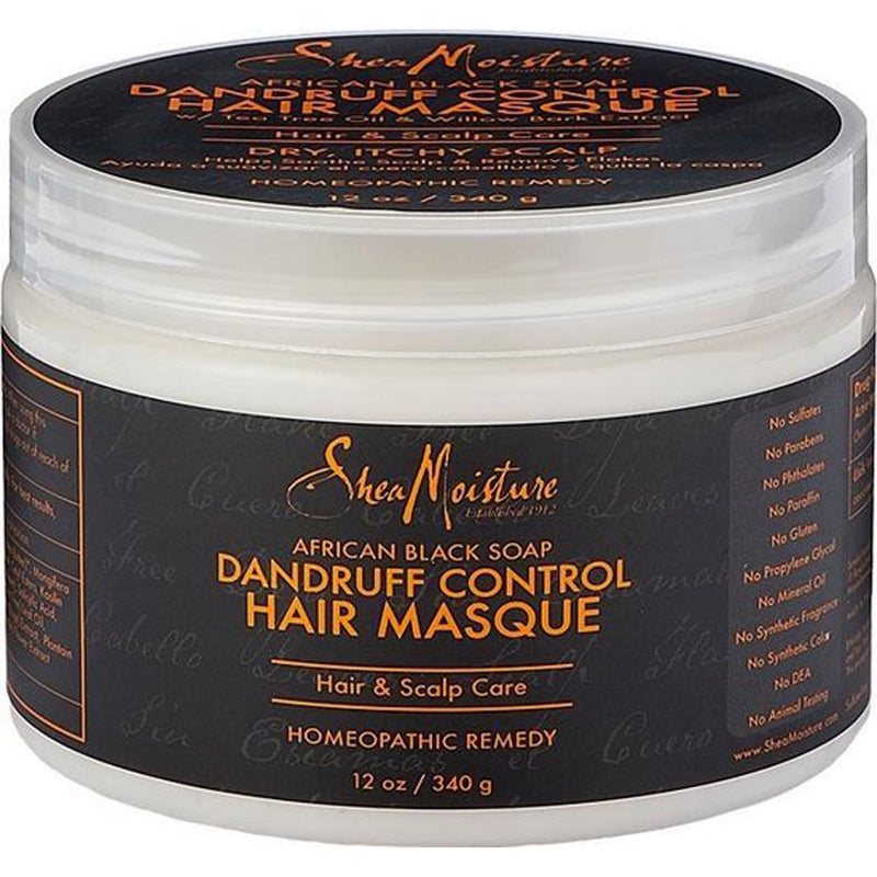 Shea Moisture African Black Dandruff C/C Masque 12 oz.