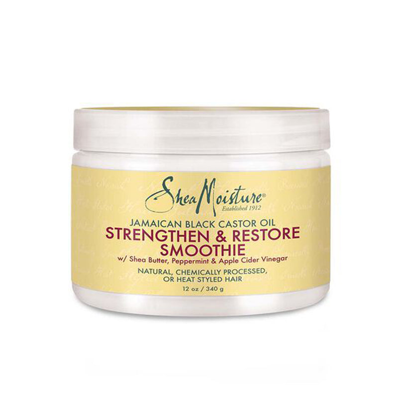 Shea Moisture JB Castor Oil Str. Gr& Rest. Smoothie 12 Oz.