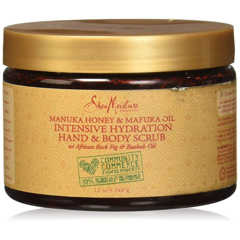 Shea Moisture Mafura Oil Hand & Body Scrub 12 Oz.