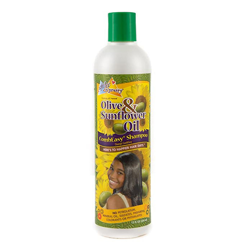 Sofn'Free Pretty Olive&Sunfl. Oil Easy Comb Shampoo 12 Oz.