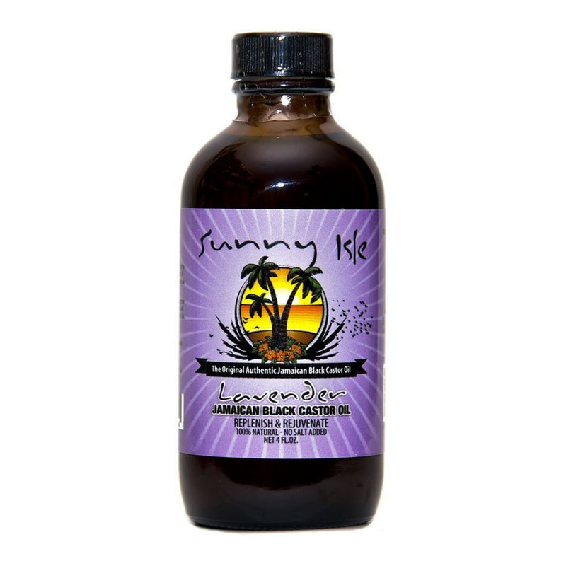 Sunny Isle Lavender Black Castor Oil 4oz