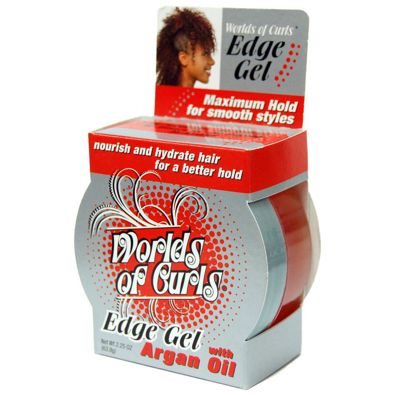 Worlds of Curls Argon Oil Edge Gel 2,25 Oz.