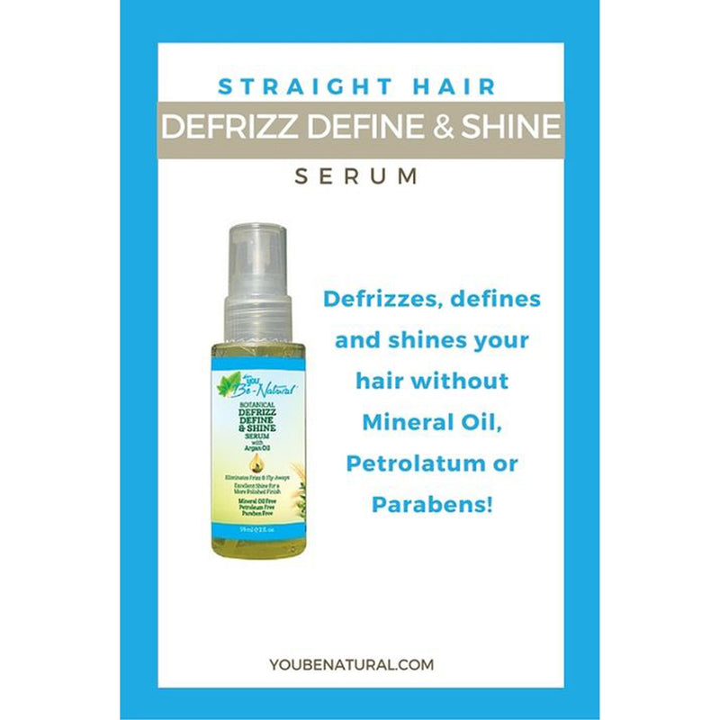 You Be-Natural Defrizz Define & Shine Serum 2 oz